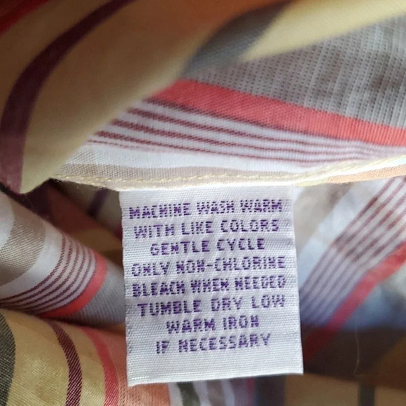 ALAN FLUSSER MEN'S SZ XXL 100% COTTON LONG SLEEVE PLAID DRESS SHIRT MULTI COLOR - Picture 12 of 13